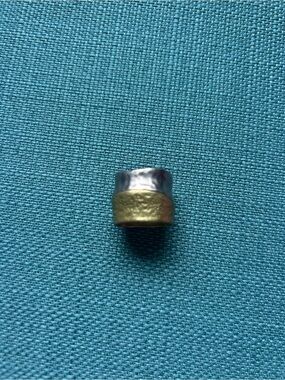Silpada Two-Tone Hammered Band Ring in Silver and Gold